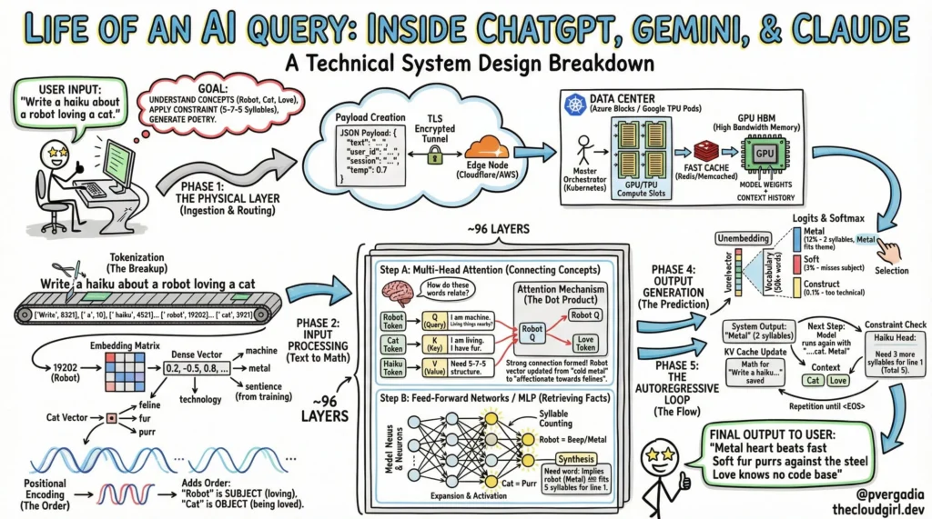 The Life of an AI Query: Inside ChatGPT, Gemini, & Claude